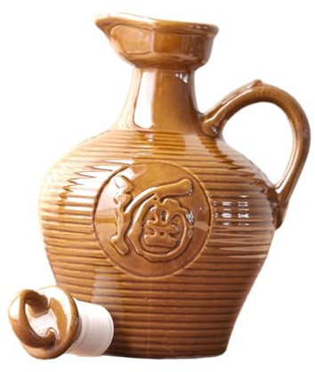 PRETYZOOM Contenitore Per Vino Ceramica Con Manico a Vite (1) Multifunzione Accessorio Per Casa