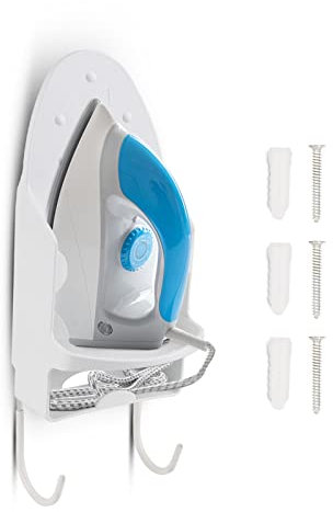 Sonhomay Support mural pour planche à repasser, porte d'armoire, support de rangement en fer