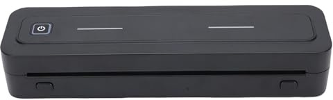 Semme Imprimante à Transfert Thermique, Imprimante sans Encre sans Fil 203 Dpi pour Smartphone, Tablette, Ordinateur Portable, Bureau, avec Batterie 2600 MAh et Papier Quatre Couches