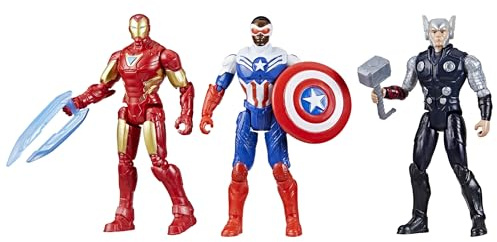 Hasbro Marvel Avengers Epic Hero Series Team-Up Geschenkpack, Superhelden-Spielzeug 10 cm