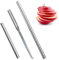 TANGHSE Fruit Paring Knife with Sheath, Portable Fruit Knife Stainless Steel Fruit Paring Pen Peel Slice Knife Mini Stick Knife for Camping, Picnic, Outdoor