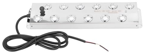 Ultrasonic Water Pond Fountain Fogger 12 Heads Quiet Mist Maker IP67 Water Proof with 1.5m Cable for Garden Landscaping DC45-48V