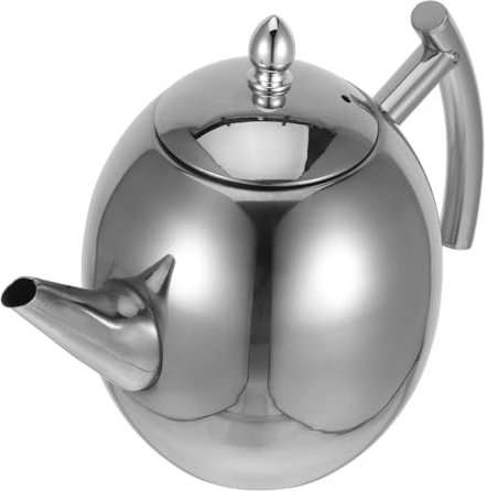 JECOMPRIS Teiera in Acciaio Inossidabile Con Filtro Integrato Bollitore Per Tè Induzione Adatto Per Fornello e Uso Resistente e Facile Da