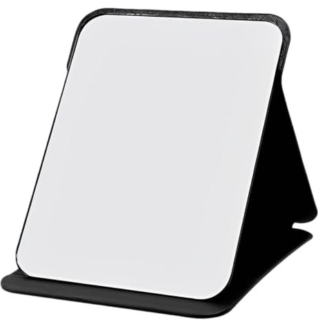Miroir de Maquillage, Portable Table Miroirs Pliable, Super HD Miroir Multi Angle Pliant en Cuir PU, Facile à Transporter Miroirs de Voyage, Ultra Fin et Durable Pliable, 15.5x20.5cm
