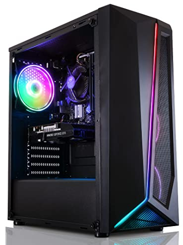 AWD-IT Gaming PC: Intel i5 12400F / H610M / RX 6600 / 16GB 3200MHz / 240GB SSD + 1TB HDD/Patriot Gaming Case with Windows 11