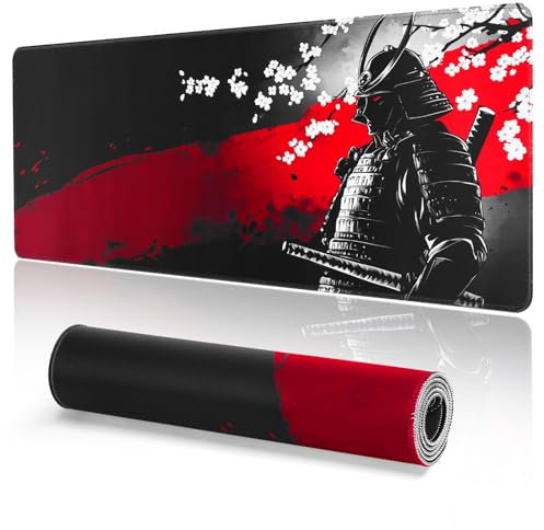 EFISH Tappetino per mouse XXL Speed Gaming XXL 800 x 300 mm,Grande tappetino per mouse cucito,impermeabile e antiscivolo,per PC,MacBook, laptop – migliora la precisione e la velocità (B17)