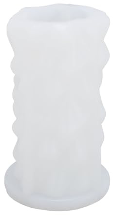 Herramienta de moldeo de velas de silicona Moldeador de velas de columna geométrica para hacer adornos Artesanías Resistente a altas temperaturas Durable Fácil liberación
