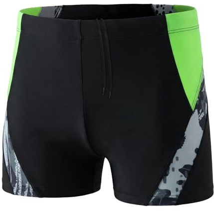 JinBei Bañador para Niño, Traje Baño Infantil Secado Rápido, 7-13 Anos | Cómodo, Ligero, Pantalones de Natación, con Ajustable Cordón, Corto Shorts Adolescentes Ropa, para Playas, Rafting, Surf