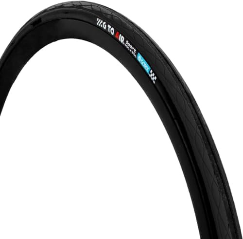 GORIX Road Bike Tire 700×23C 25c 28C 32c 35c Cycling Bicycle (Gtoair) (All Black(1 Tire), 700×25c)