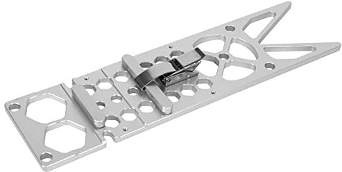 Elektrische Kreissägen-Führungsschienenklemme,CEIEVER rechtwinkliges Führungsschienen 260 * 88mm kompatibel mit Makitas- oder Festool-Schienensägen,für Graviermaschinen (340 * 88 * 8mm)