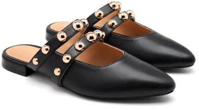 GIOSEPPO Mules Pelle TACHAS AHNAPEE, Nero, 37 EU