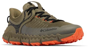 Columbia Zapatillas de Invierno Voyager FLX para Hombre, Verde Piedra, Naranja Picante, 44.5 EU