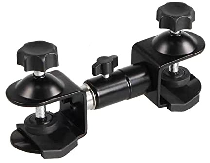 Fotocamera Ombrello Clip Mount Treppiede Esterna Ombrello Holder Clip Staffa Stand Doppia Testa U Morsetto Accessori Foto Supporto Esterno