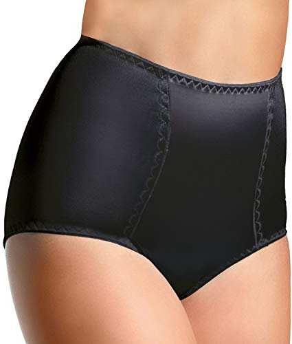 BABELL Culotte Gainante Femme Sculptante Taille Haute Femme sous-Vêtements Gainant Minceur Gaine Panty Bas Shorty Invisible sans Couture Souple Ventre Plat Extensible Matière Grande Taille (XL, Noir)