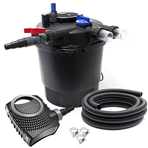 SunSun CPF-20000 SET 40000l 36W UVC NEO10000 Bomba Manguera Set de filtro para estanque