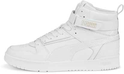PUMA Unisex Rbd Game Baskets, Puma White Puma White Puma Team Gold, 39 EU