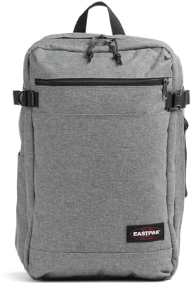 Eastpak, TRANSIT'R Pack, Unisex Adult, Backpack, Sunday Grey, 29.5x16.1x11, Expandable