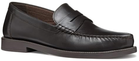 Geox U RECANATI D, Mocassino Uomo, Coffee, 40 EU