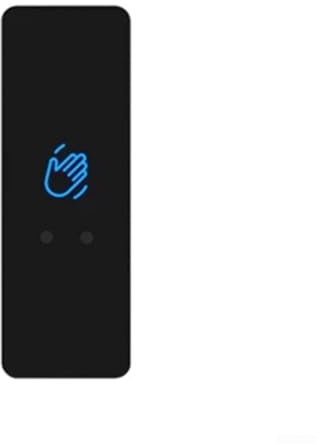 YUANGANG Interrupteur de porte à capteur, sans contact, interrupteur infrarouge sans contact avec indicateur LED, bouton de sortie de porte sans contact, rétroéclairage LED, interrupteur de contrôle