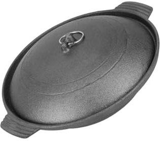 PRETYZOOM Olla De Hierro Fundido Cazuela Para Arroz Pollo Estofado Olla Casera Duradera