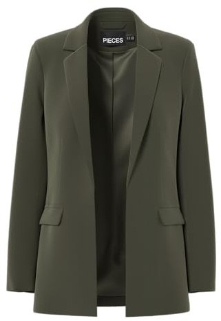 Pcbozzy Ls Loose Blazer Noos Bc, Skogsnatt, L