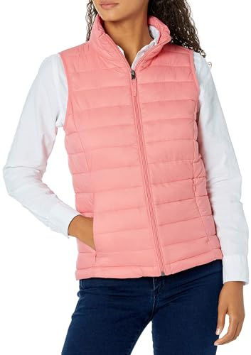 Amazon Essentials Donna Piumino Smanicato Ripiegabile Impermeabile Leggero