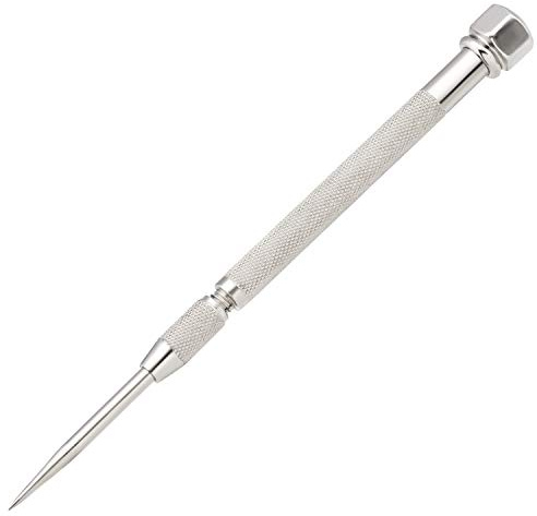 PAGOW 70A Pocket Scriber Tool, Metal Scribe for Welding Marking Pen, Carbide Steel Point for Glass/Ceramics/Metal Sheet, Point Length 2-7/8, Handle Diameter 3/8