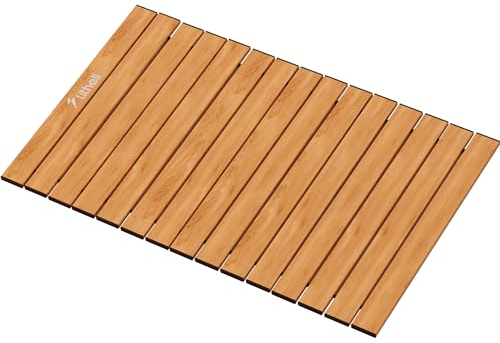 LiTHELi Mesa plegable de camping con ruedas de huevo, mesa de carro, mesa de camping ligera y plegable para carro eléctrico