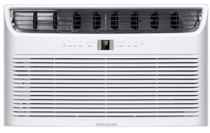 Frigidaire 115V 8000 BTU Smart Wall Air Conditioner with Dehumidifier, Fan, Wi-Fi & Remote Control, Quiet Energy Efficient Wall Mounted AC Unit for Home Cooling, Cools Small Rooms Up To 350 Sq Ft