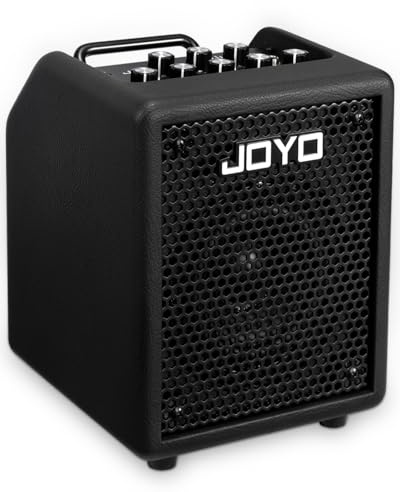 JOYO 30W Bass Amp Portable Combo Amplifier 4 Speaker with Bluetooth 5.1 + OTG Direct Recording | 3-Band EQ + Compressor | Headphone Practice for Bassist Livestream Solo Gigs (VIBE CUBE BA-30, Black)