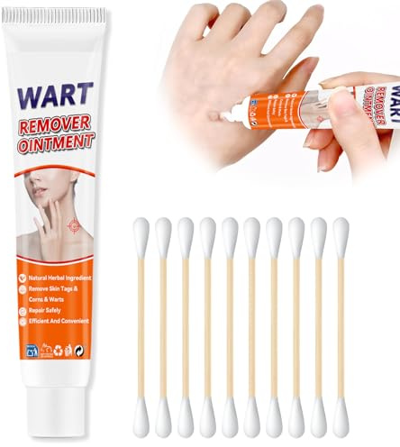 Damaile EU Skin Tag Removal Cream, 20g Verruca Treatment, Effective and Safe Skin Tag Remover, Wart Remover for Smooth Skin, Gentle Corn Remover for Feet Hands, Mole Remover for Skin Care