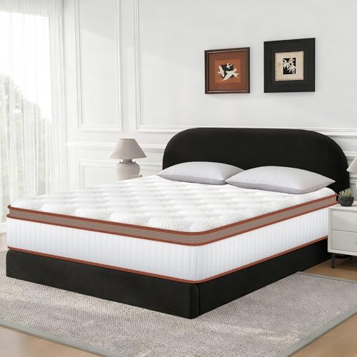 Materasso Matrimoniale Memory Foam 140x200, Ortopedico Materassi Letto a Molle Insacchettate, Traspirante, Antiacaro e Anallergico, Antibatterico, Ergonomico Durezza Media, OEKO-TEX, Altezza 25 cm