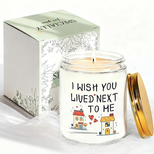 Cadeau d'anniversaire pour femme, bougie amusante parfumée à la lavande – Blanc, cadeau de Noël, de Saint-Valentin, de mariage pour petite amie, épouse, maman, sœur, fille et meilleure amie