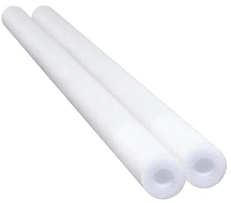 predolo 2 flotadores de Piscina, Juguetes acuáticos de, flotadores de Piscina, Tubos Huecos para Deportes al Libre y Familiares, Blanco
