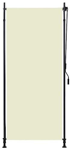 VidaXL Rollo, für den Außenbereich, 100 x 270 cm, cremefarben