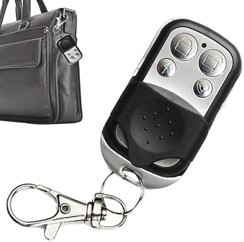 Mando a distancia para puerta de garaje, mando a distancia para abrepuertas de garaje - Mando a distancia para clonación de garaje multicódigo | Llavero para abrepuertas de garaje, mando inalámbrico