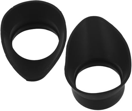Ipetboom 2pcs Rubber Telescope Eyepiece Guards Eyecup Covers Shock-resistant Light-blocking Eyepiece Shields for 1.25-inch Scopes and Microscopes Optical Accessories for Outdoor and Laboratory Use