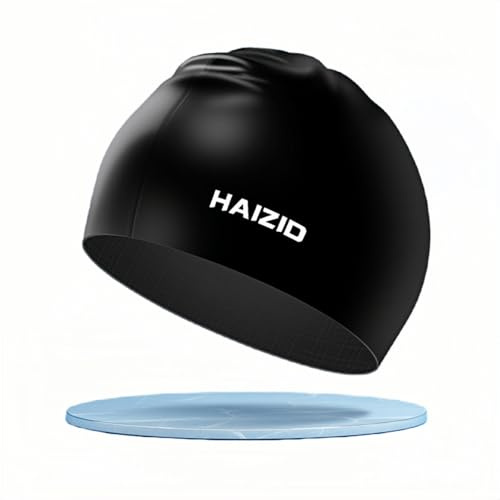 Classic Unisex Adult Swim Hats for Women and Men Swim Cap to Keep Hair Protected, Silicone Bathing Caps Soft Silicone, Comfortable, Non-Slip
