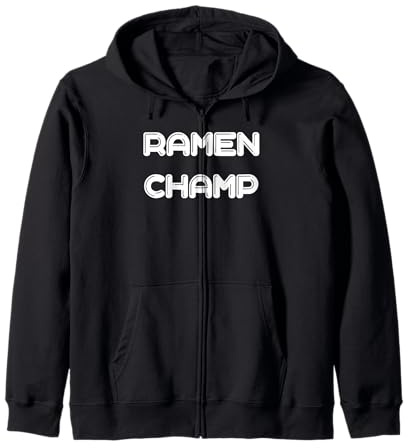 Comedor de Sopa de Fideos Ramen Champ Sudadera con Capucha
