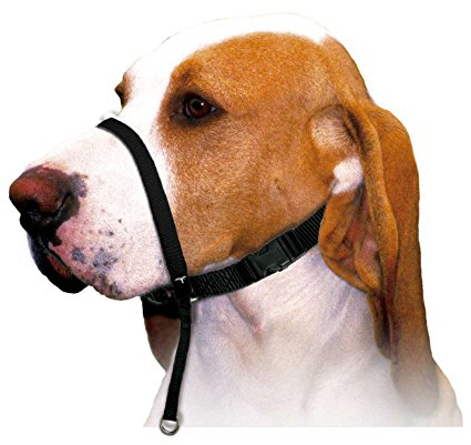 ICA DB922 Bozal de Nylon de Adiestramiento para Perros, Negro, Talla L
