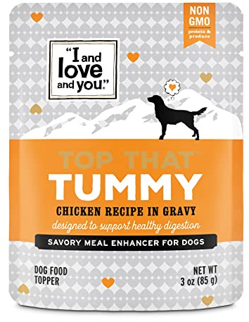 I and love and you Top That Tummy Wet Dog Food Pouch, Chicken Recipe In Gravy, 3 oz (Pack of 12)