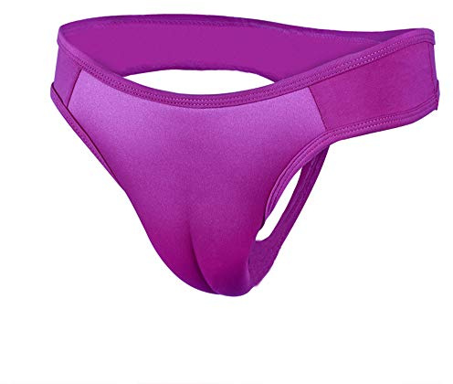 BaronHong Crossdresser Perizoma Panty Camel Toe Hiding Gaff Shaping Brief (Plum, S)