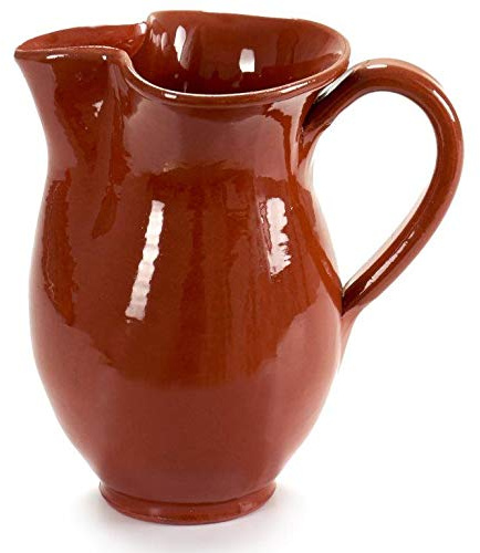 Tonkrug zum stilvolle Servieren - Karaffe - Krug - Wasserkrug - Weinkrug - Wikinger-Krug Größe 0,5 Liter