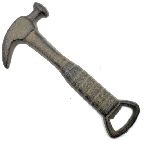 Vintage Hammer Beer Bottle Opener Bar Garage Tool Shop Bar Decor