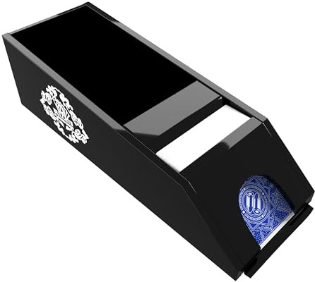 Bullets Playing Cards, Blackjack Dealer Shoe Traîneau de Cartes Deluxe pour 6 Jeux de Cartes