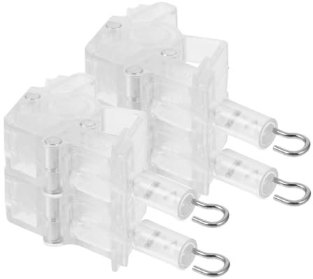 Ciieeo 4pcs Indoor Low Profile Wand Tilter for Blinds Fm Replacement Part Blind Window Fittings Easy Install