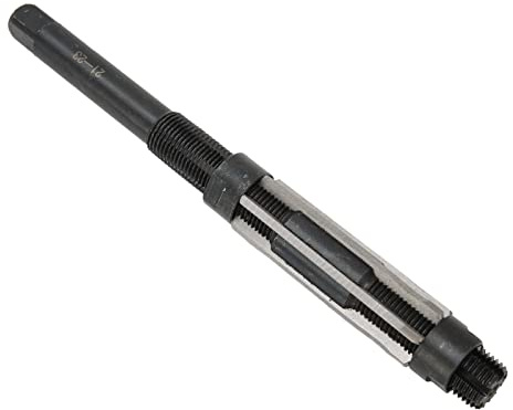 Uadme Escariador Manual Ajustable, 9SiCr Barrenas Escariadoras, 6 Flautas Rectas Herramienta de Sujeción Manual, para Metal (23-26mm)