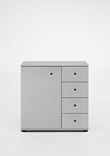 Beauty.Scouts Kommode Malamut One Kombikommode, Alpinweiß, 81x83x41 cm