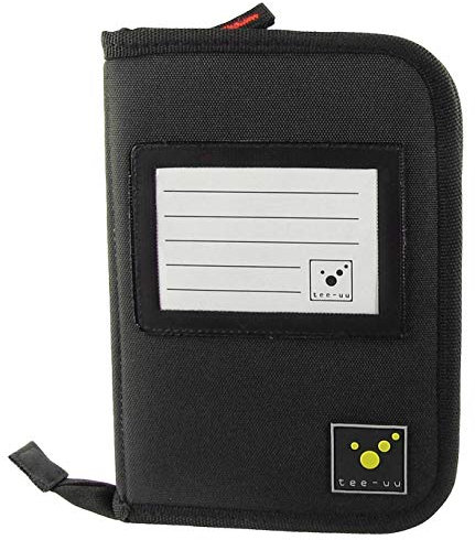 tee-uu DRIVE Organizer DIN A6 (rot und schwarz) (schwarz)