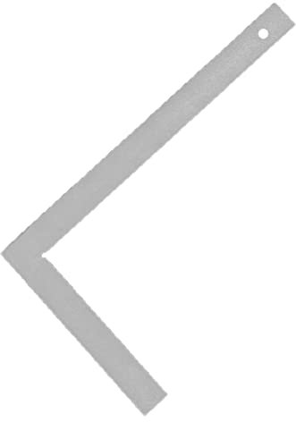 Karl Dahm Maurerwinkel ohne Anschlag, 700 mm I Flacher Metallwinkel für das Ausrichten und Anreißen von rechten Winkeln – 10282